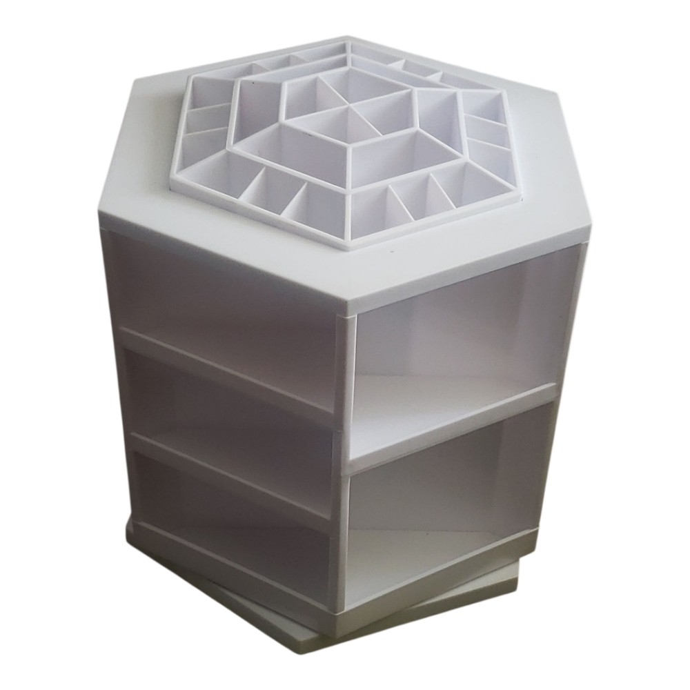 Spinning Makeup Organizer from QVC